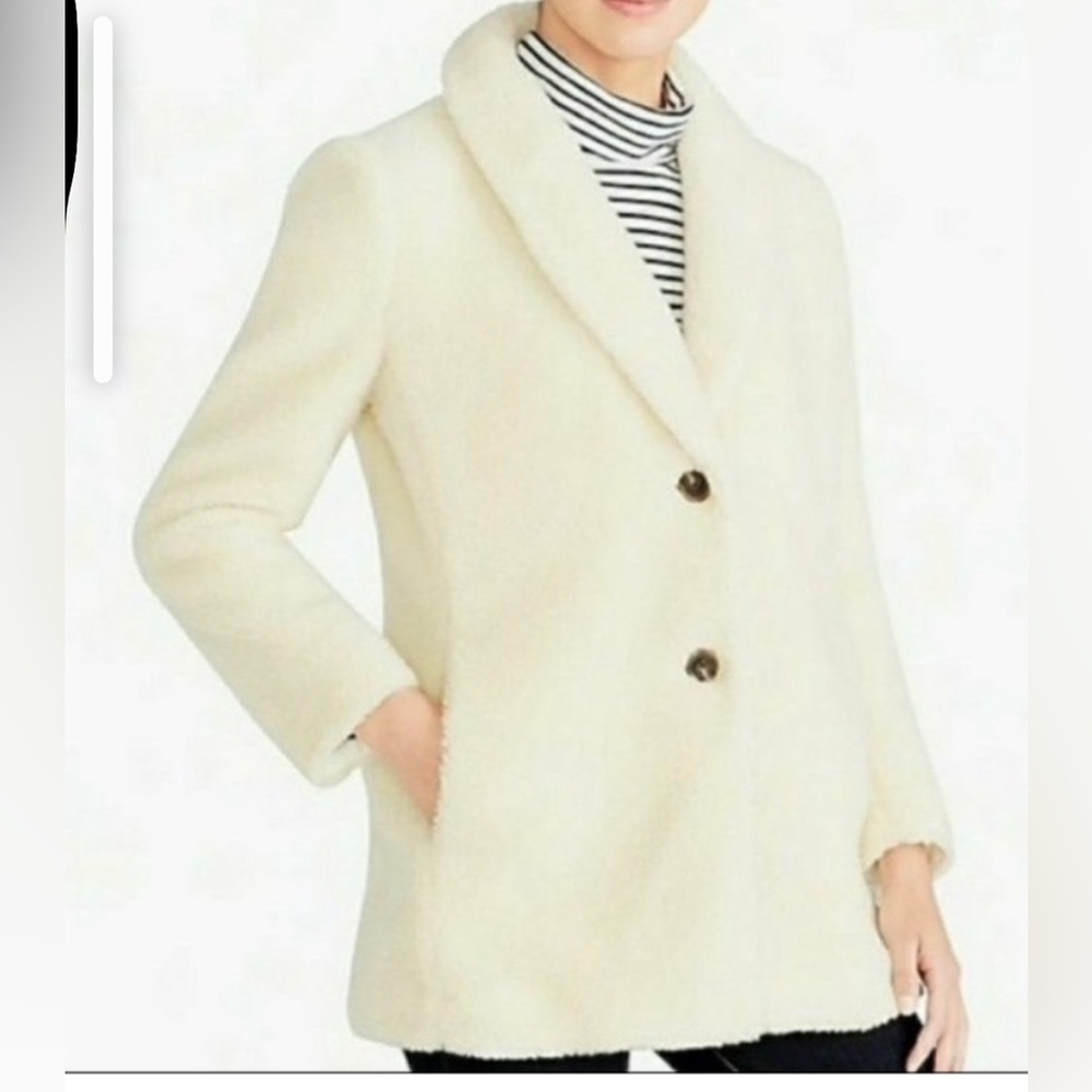 JCrew Teddy Sherpa‎ Jacket.  EUC